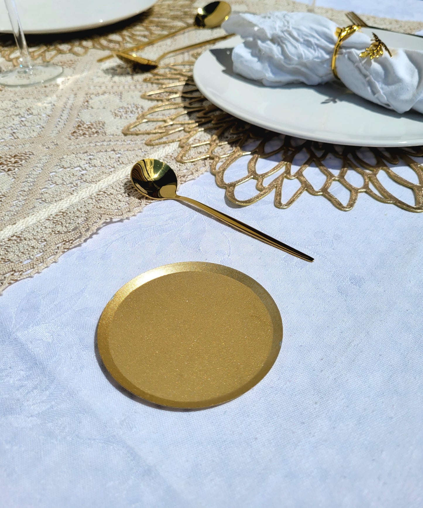 Untersetzer (gold)