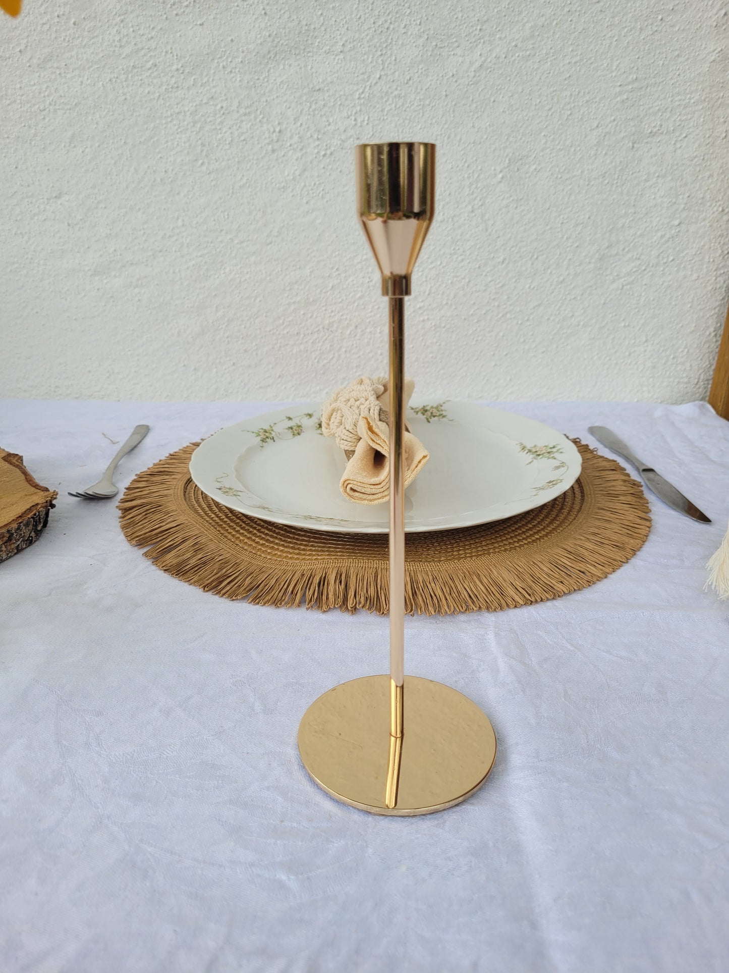 Kerzenständer-Set (gold)